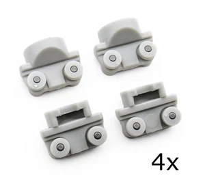 4x Gleiter Rollen passend IKEA KVARTAL Gardinenschiene Ersatzteil - Bild 1 von 7