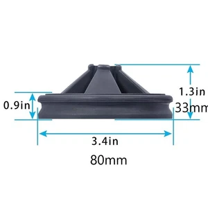 Disposal Splash Guard Garbage Stopper For InSinkErator Black-Rubber - Picture 1 of 8