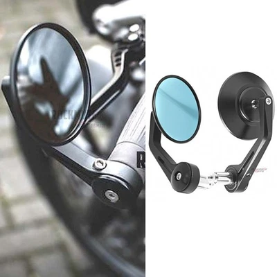 Espejo retrovisor extremo manillar motocicleta café corredor para KAWASAKI VULCAN S 650 VULCAN 900 Foto 1 de 4