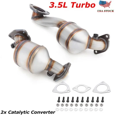 Catalytic Converter Fit For Ford Explorer Turbo Lincoln MKT 2010-2019 3.5L EPA - Image 1 of 4