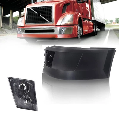 Bumper Left Side & Foglight for Volvo VNL 2004 - 2015 Foto 1 de 4