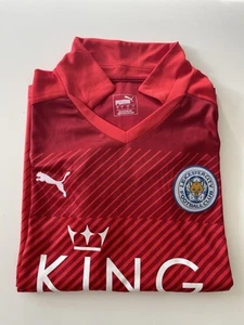 LEICESTER CITY PUMA 2016/17 SEASON AWAY SHIRT PREMIER LEAGUE SIZE LARGE NWT - Picture 1 of 9