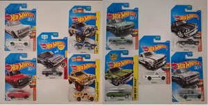 LOT [10] CARDED 2015-18 HOT WHEELS IMPORT PICKUP VARIATIONS INCL WM/KM - Bild 1 von 23