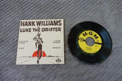 LUKE THE DRIFTER EP Hank Williams Sr rockabilly MGM 45 X1165 - Image 1 of 2