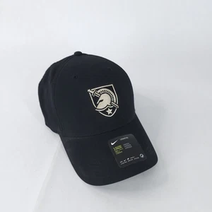 Army Black Knights Hat Cap Strap Back Unisex One Size Black NCAA Football Nike - Picture 1 of 6