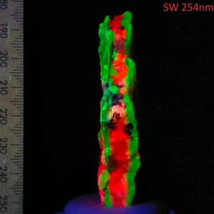 Watermelon Chalcedony Calcite fluorescent short wave specimen Nebraska US 350ct - Picture 1 of 10