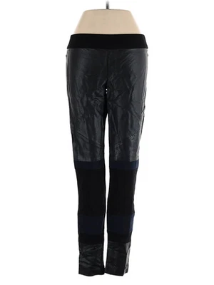 Calça de couro sintético preta feminina Club Monaco nova com etiquetas 4 - Imagem 1 de 2