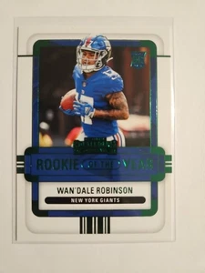 2022 Panini Contenders - Rookie of the Year Contenders Wan'Dale Robinson... - Picture 1 of 2