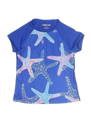 Camiseta sin mangas azul Lands' End para niñas 4 Foto 1 de 2