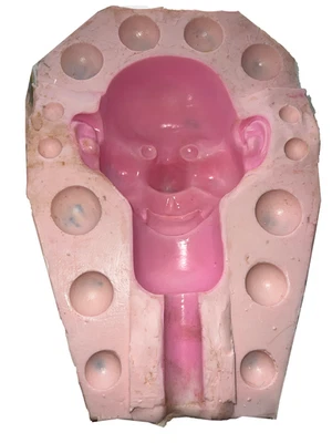 MOLDE: Maniquí de ventrílocuo, molde de cabeza de figura Foto 1 de 4