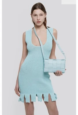 Vestido BOTTEGA VENETA tejido en raquetas talla M NUEVO $1900 Foto 1 de 4