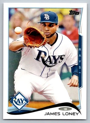 2014 Topps #328 James Loney Tampa Bay Rays - Image 1 of 2