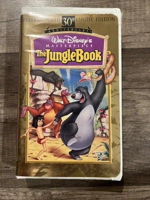 The Jungle Book VHS Disney Masterpiece Clamshell - Image 1 of 3