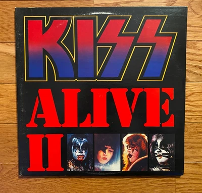 Kiss - Alive II 2-LP Casablanca NBLP 7076-2 1977 Pressing VG+ - Image 1 of 4
