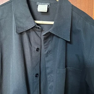 Agnes B schwarze Baumwolljacke XL Made in France, schlicht ungefüttert 44 uni Muster - Bild 1 von 8