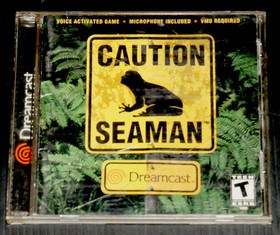 SEGA DREAMCAST SEAMAN LEONARD NIMOY SPOCK VOICE ACTIVATED GAME NO MIC AUTHENTIC