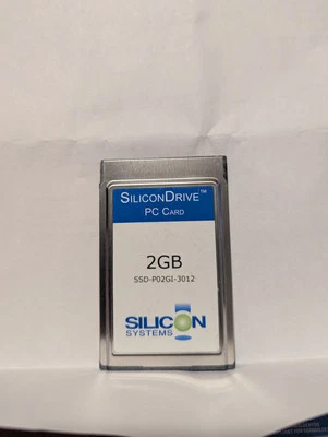 Silicon Drive (Western Digital) 2GB Type II PCMCIA PC Card SSD-P02GI-3012 - Image 1 of 3