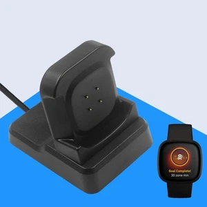 Smart Watch USB Charging Cable Charger Dock Cradle Stand For Fitbit Versa3/Sense - Photo 1 sur 6