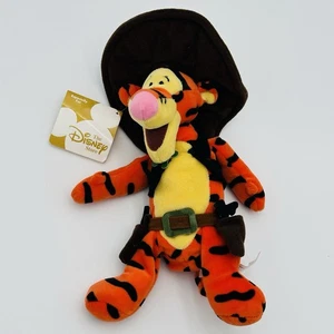 "Mini bolsa de frijoles de felpa vaquero tigger de 10"" con etiquetas exclusivas de Disney Store" - Imagen 1 de 8