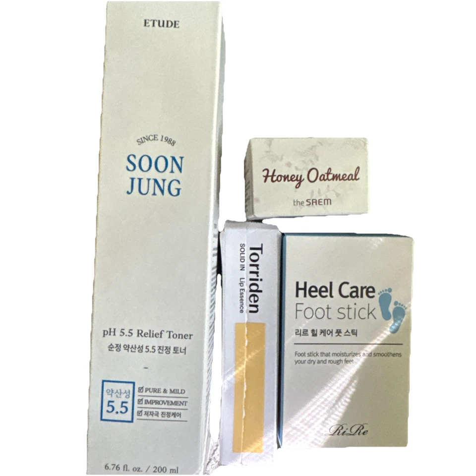 Juego de tóner de alivio Etude House SoonJung pH 5,5 6,76 fl oz palo de pie, Torriden Foto 1 de 4