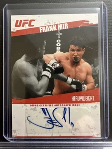 2009 Topps UFC Round 2 - Frank Mir Auto #FA-FM - Picture 1 of 2