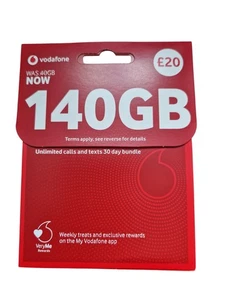 VODAPHONE PAY AS YOU GO SIM CARD ONLY 99P. - Picture 1 of 1