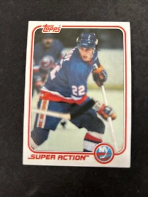 1981-82 Topps Action Card #125 Mike Bossy New York Islanders NmMt Free Shipping! - Image 1 of 3