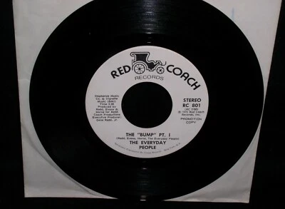 The Everyday People vinyl 45: The Bump Pt.1~Mono/Stereo Promo~Soul/Funk - Image 1 of 2