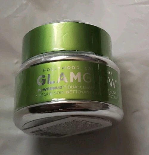 GLAMGLOW POWERMUD DUAL CLEANSE TREATMENT MASQUE .5 OZ./15g 2 SEALED  PCS - Image 1 of 1