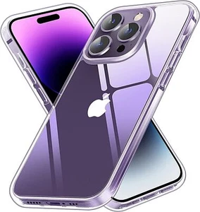 Clear Shockproof Case For iPhone 16 15 14 Pro Max Plus 13 11 12 X Cover Silicone - Picture 1 of 8