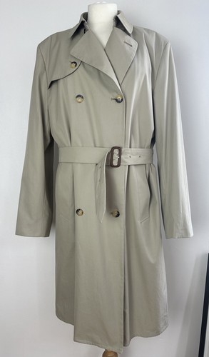 BURBERRY Trench Cappotto Beige Fodera in Lana 52 R