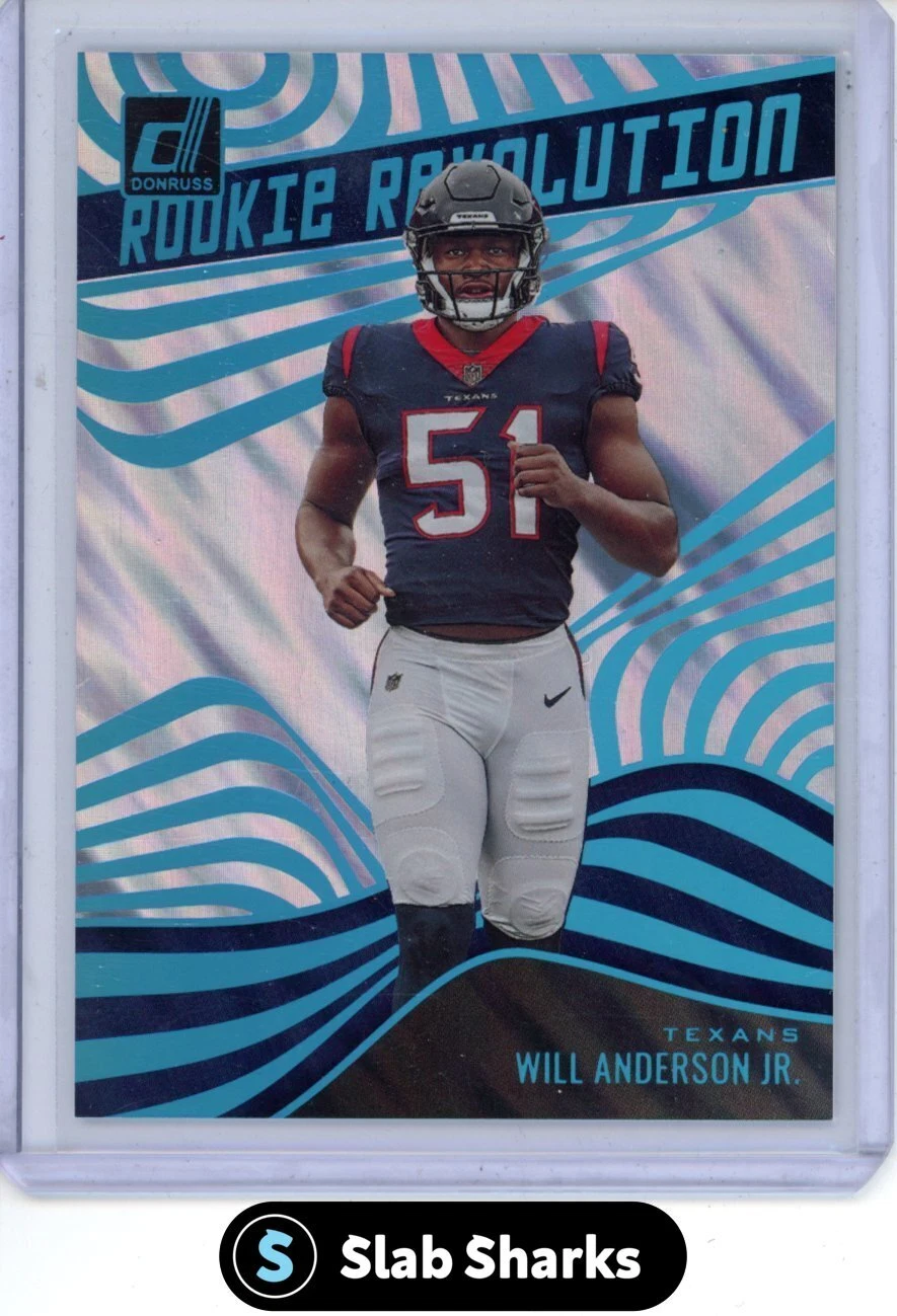 2023 PANINI DONRUSS #RR-3 WILL ANDERSON JR ROOKIE REVOLUTION LAVA BLUE RC 10/10