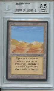 = Desert (Arabian Nights) = BGS 8.5 NM-MT+ MTG Magic the Gathering - Picture 1 of 1