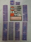 1954 CLARK Super Gasoline Oil $1.10 Stamp Book Vintage Advertising Janesville WI
