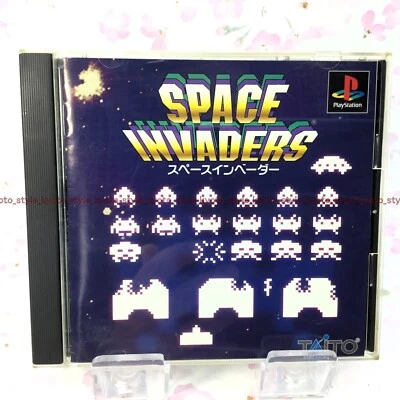 USED PS1 PS PlayStation 1 Space Invaders 70072 JAPAN IMPORT - Image 1 of 4
