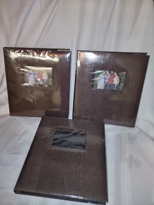 Lote de 3 álbumes de fotos recuerdos para 400 4 X 6 postales fotográficas cada uno Foto 1 de 4