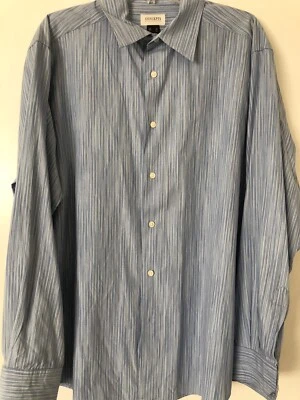 Mens concepts by Claiborne blue print shirt XL.   #046 - Image 1 of 4