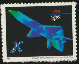 #4018 Estados Unidos Priority Mail X-Plane Como Nuevo NH Emitido en 2006 Compra el tuyo hoy - Imagen 1 de 1