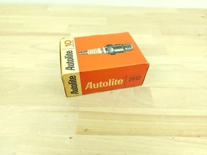AUTOLITE 2612 Racing  Spark Plugs Rare NOS 10 New Vintage - Picture 1 of 7