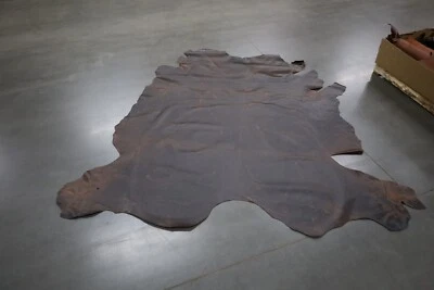 Grass Cloth Leather Hide Brown Upholstery Whole Full Cow Hide Italian 50 ft - Image 1 of 2