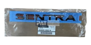GENUINE NISSAN SENTRA 2013-2019 TRUNK LID "SENTRA" NAMEPLATE, 84890-3SH1A - Picture 1 of 2