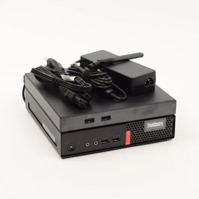 Lenovo ThinkCentre M710q i3-7100T 8GB RAM 500GB HDD Ubuntu 24.04 USB Expansion - Image 1 of 4