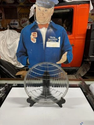 Lente de faro de automóvil vintage original 1930 castaño rojizo haz de presión 10-3/8 #1 Foto 1 de 4