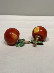 Vintage Cherries Salt And Pepper Shaker Set Japan - Picture 1 of 12