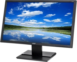 ACER V246HL 24" Inch Widescreen LCD FULL HD Monitor - VGA DVI - Picture 1 of 2