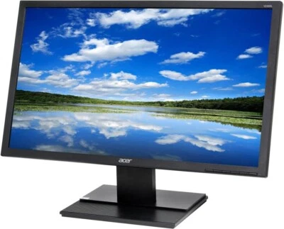 ACER V246HL 24" Inch Widescreen LCD FULL HD Monitor - VGA DVI - Image 1 of 2
