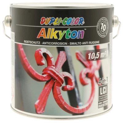 €21,26L    750 ml Dupli-Color Alkyton Rostschutzfarbe 4 in 1  RAL 7032 glänzend - Bild 1 von 2