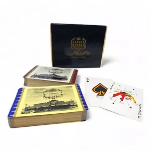 Tarjetas de juego Golden Nugget 1951 de colección Casino de Las Vegas 5 aniversario 2 de diciembre - Imagen 1 de 9
