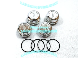 4x CHROME Tapa del cubo de rueda LADA SAMARA 2108 2109 2114 2115 Wheel Hub Cap - Picture 1 of 5