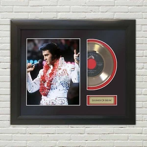 Elvis Presley Legends of Music Gold Record Display - Picture 1 of 5